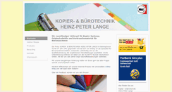 Desktop Screenshot of lange-kopierer.de